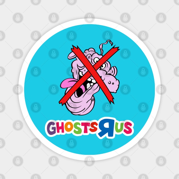 Ghosts R Us with wordmark Magnet by Circle City Ghostbusters